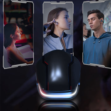 TD® Casque Bluetooth sans fil Bluetooth 5.2  Etanche et anti-bruit   Superbe autonomie de la batterie   Faible latence  Casque de je
